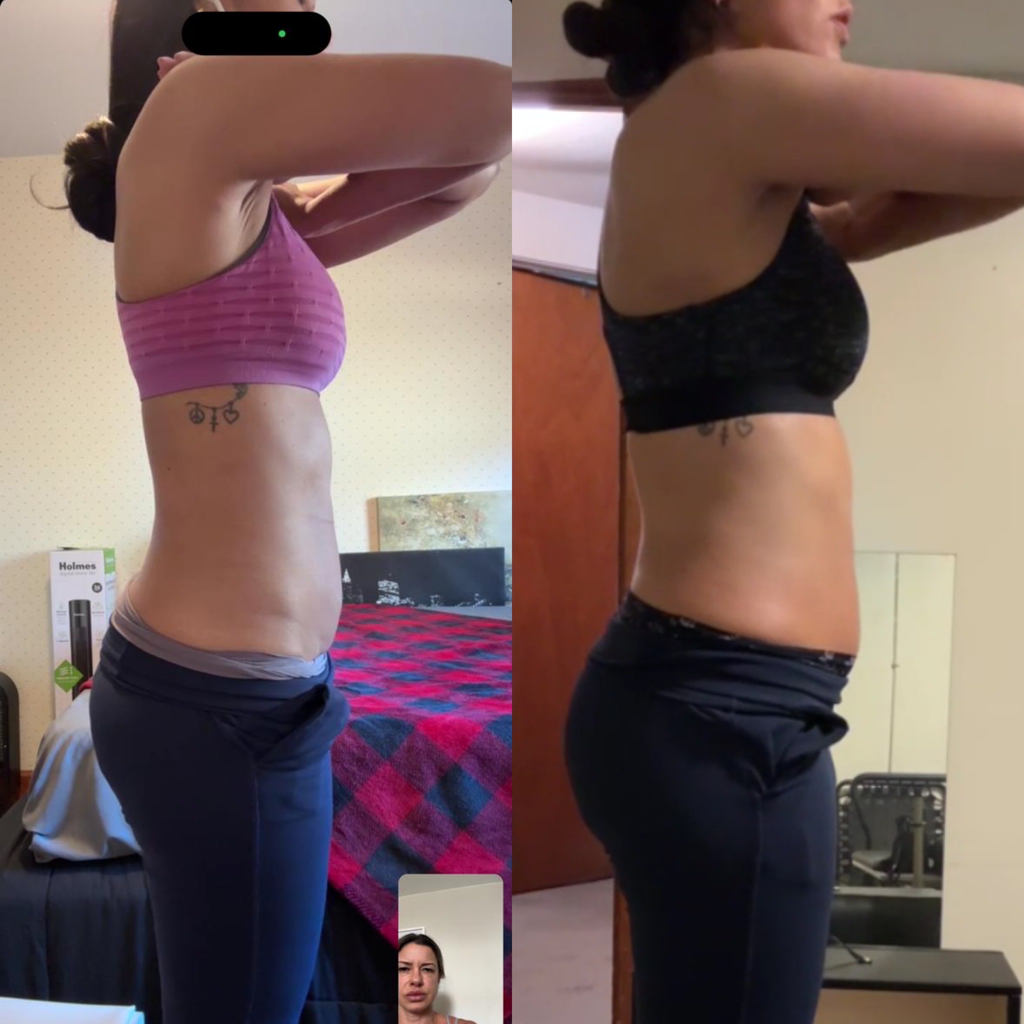 antes e depois